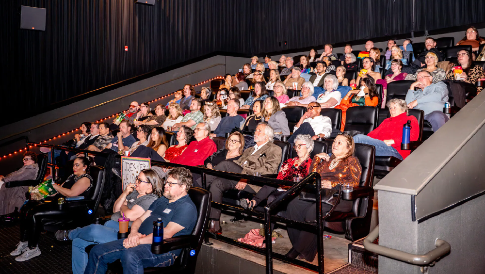Audience attending a Denver Film Festival screening in Denver