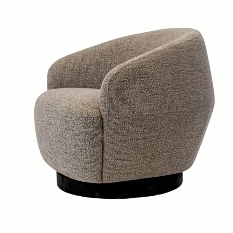Wilson Swivel Chair in Merino Porcelain featured in the Tattered Cover collection