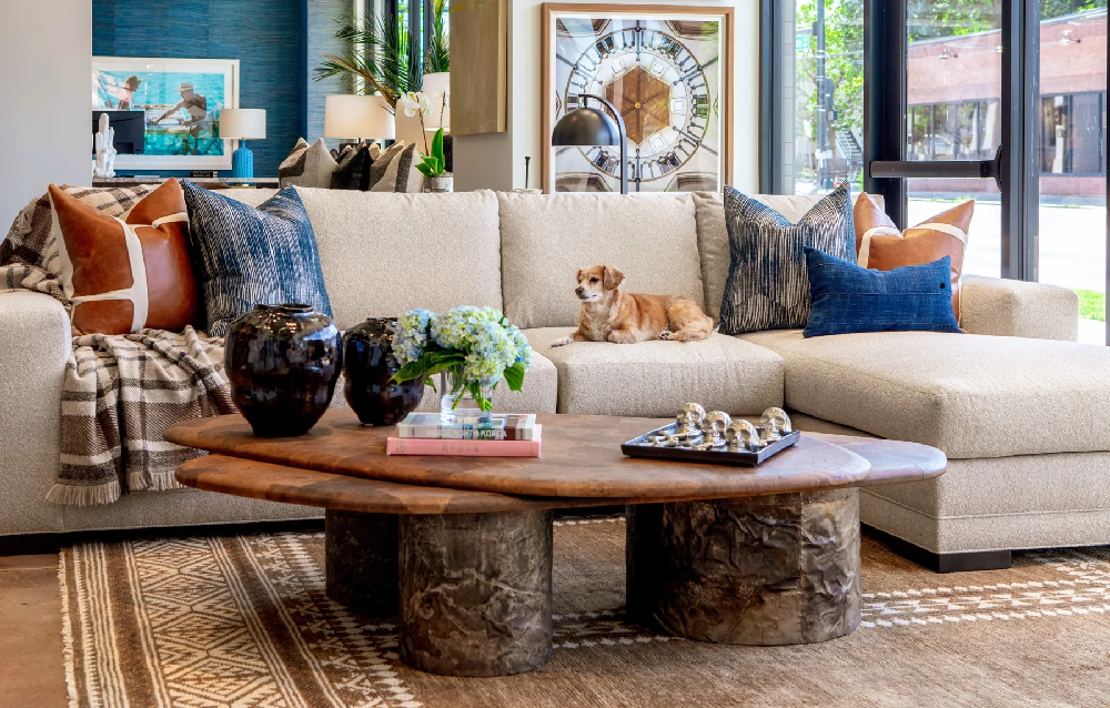 Comfortable living room setting at HW Home