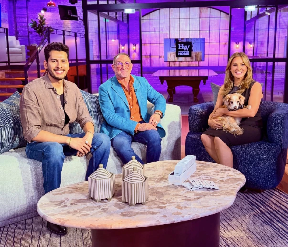 HW Home representatives and Colorado & Company host together on the newly furnished studio set